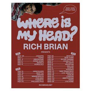 Where Is My Head Tour Poster 166